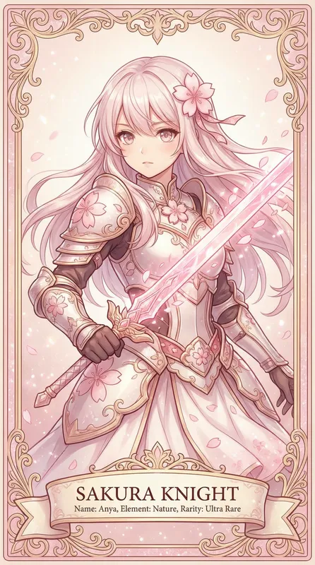 樱花骑士角色卡片——里番动漫精选动漫角色